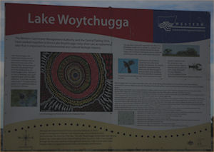 Lake Woytchugga Sign