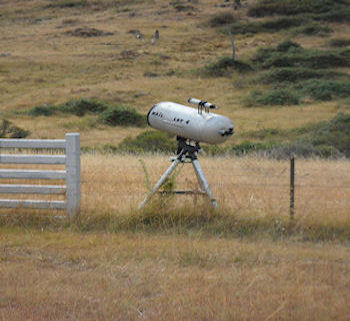 The theme letterbox. It's actually pointed up at the Siding Springs Observatory.