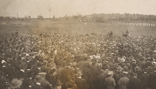 Anti conscription rally 1916 Melbourne