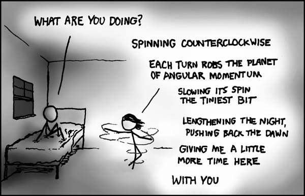 Angular Momentum by xkcd