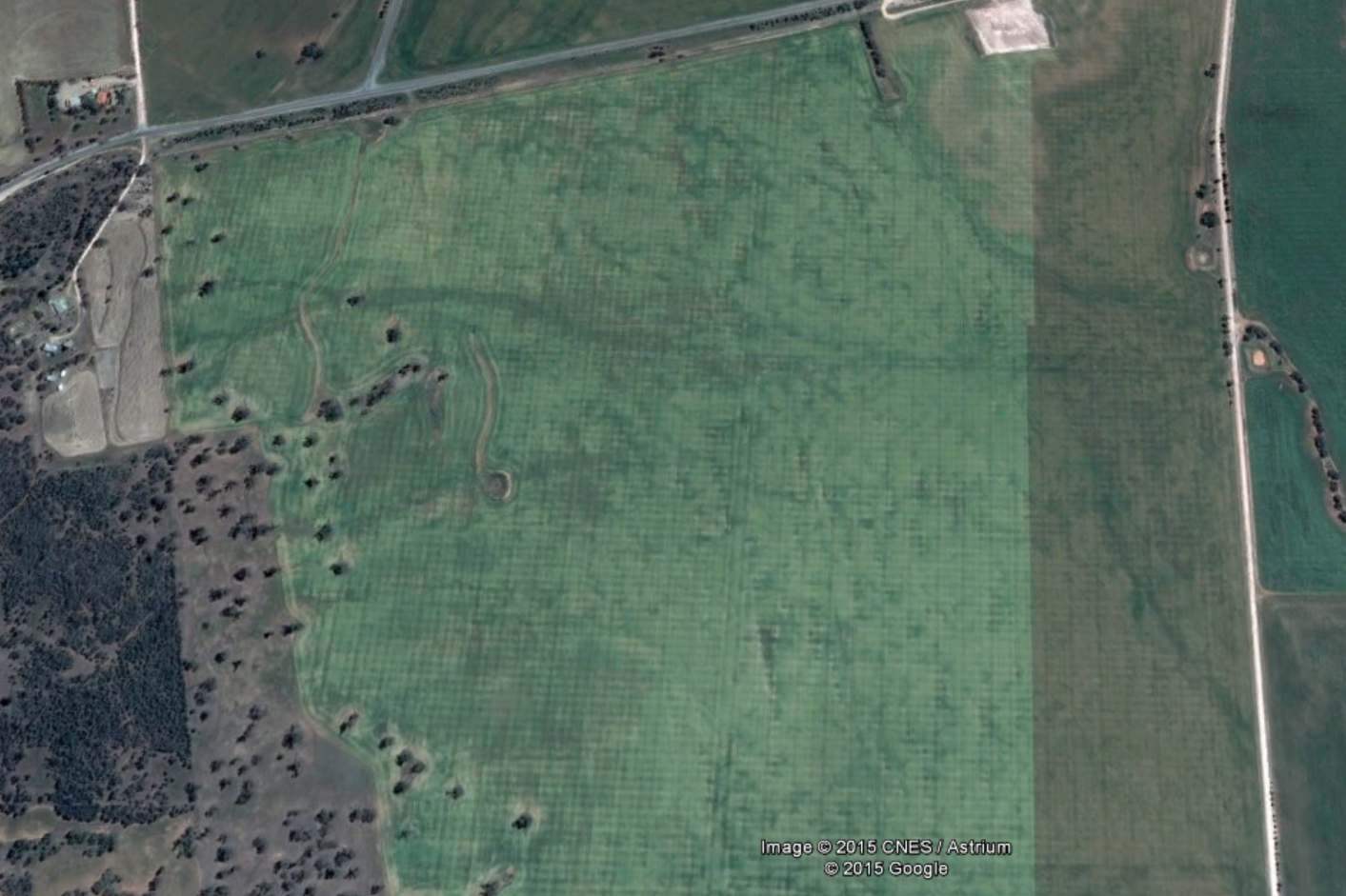 Google Earth screen capture of Hilltop Farm