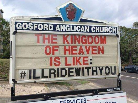 Gosford Anglican Church Sign