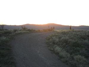 Quorn Sunset over the Flinders on the Wilmington Road