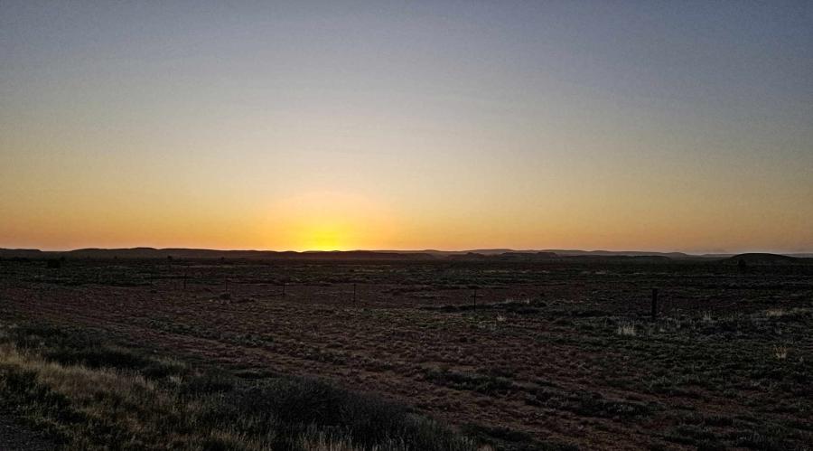 Sunrise north of Leigh Creek