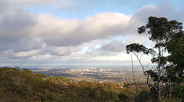 Adelaide from New Norton Summit Road