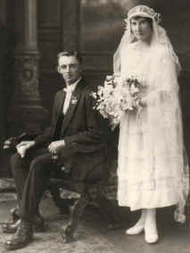 JW (Don) Prior and Olive Masterman's Wedding Photo